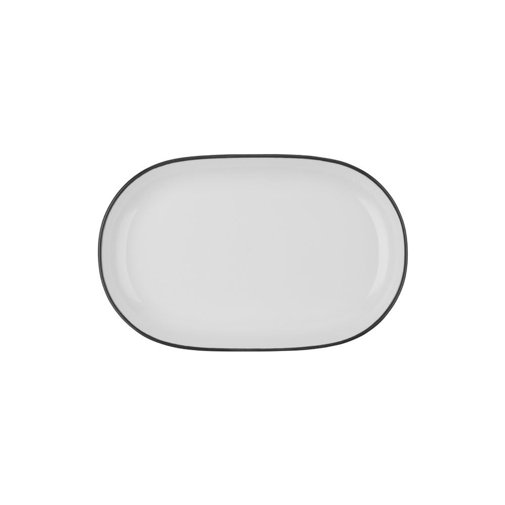 Modest Black Magnus Oval Kayık 28 cm