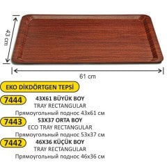 TEPSİ NORMAL DİKDÖRTGEN 36x46 CM