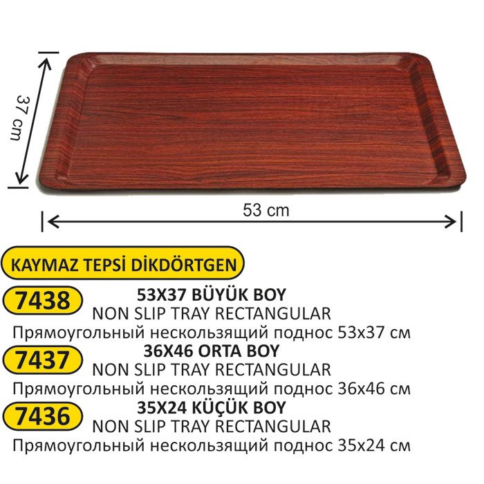 KAYMAZ TEPSİ DİKDÖRTGEN