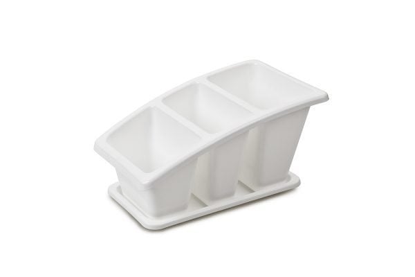 Tezgahüstü Tepsili Kaşıklık 225x140x125H/mm