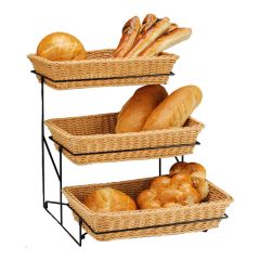 3 KATLI STANDLI SEPET 46*33*10 CM