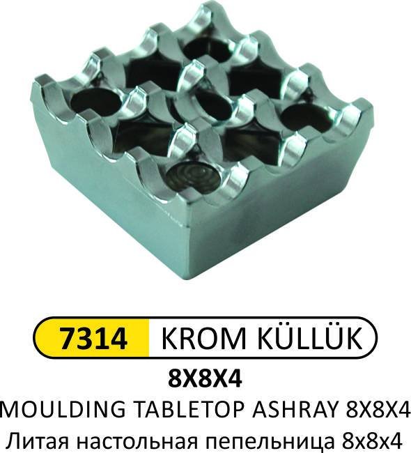 KÜLLÜK DÖKÜM MASA ÜSTÜ 8X8X4