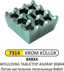 KÜLLÜK DÖKÜM MASA ÜSTÜ 8X8X4