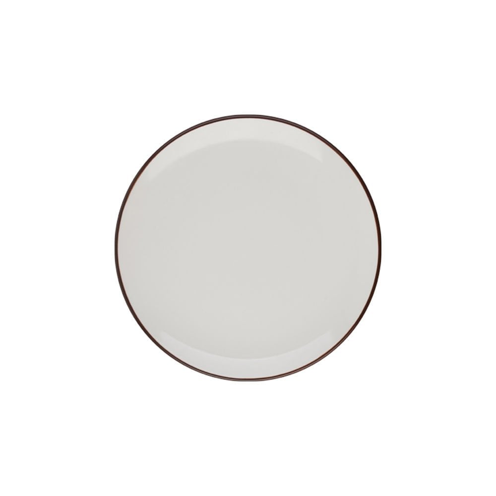 Modest Brown Lona Düz Tabak 21 cm