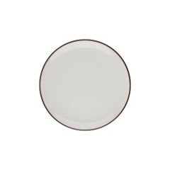 Modest Brown Lona Düz Tabak 21 cm