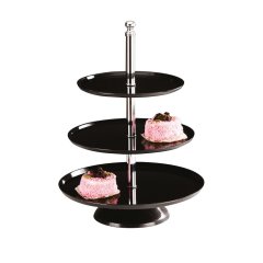 3 KATLI PASTA MEYVA STANDI POLYCARBONAT 25*30*35 H 50 CM