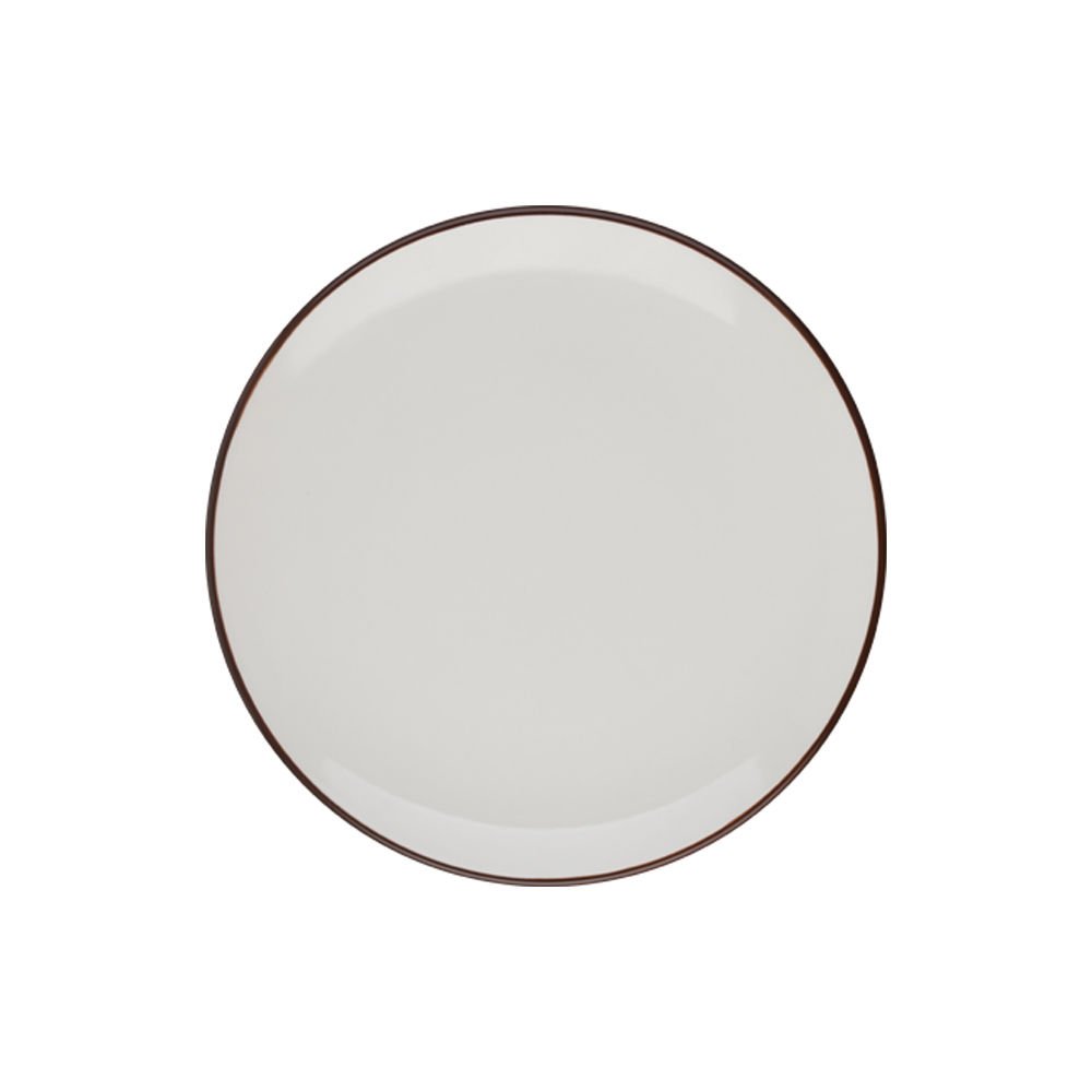 Modest Brown Lona Düz Tabak 23 cm