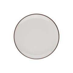 Modest Brown Lona Düz Tabak 23 cm