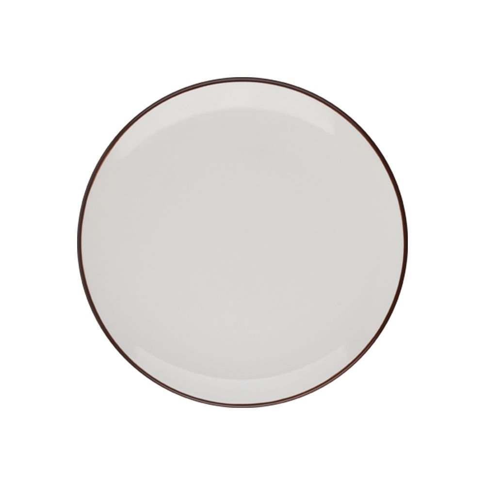 Modest Brown Lona Düz Tabak 25 cm