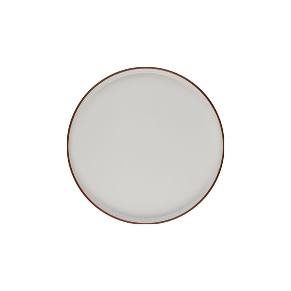 Modest Brown Stolt Düz Tabak 21 cm