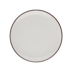Modest Brown Lona Düz Tabak 27 cm