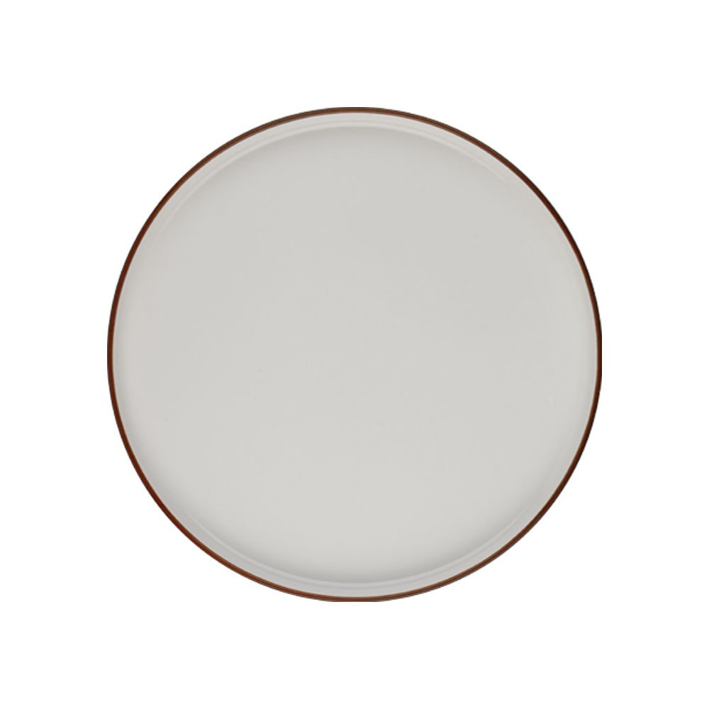 Modest Brown Stolt Düz Tabak 25,5 cm