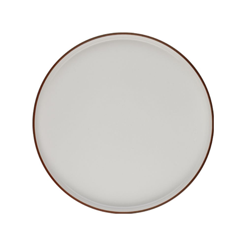 Modest Brown Stolt Düz Tabak 28 cm