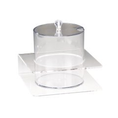 POLYCARBONAT TEKLİ SOSLUK REÇELLİK AKRİLİK STAND 21*21*H18 CM