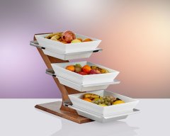 Etajer SEA AHŞAP 3 Kat 3 Yuvalı