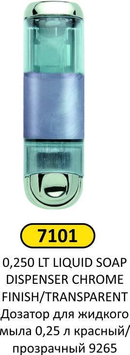 SIVI SABUN VERİCİ 0.25 LT KROM ŞEFFAF