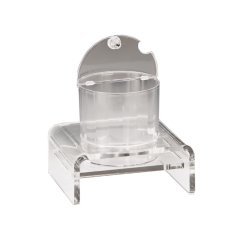 POLYCARBONAT SOSLUK REÇELLİK STANDI TEKLİ KALIN 1,5 lt 19,5*21*H19 CM