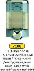 SIVI SABUN VERİCİ 1.10 LT KROM ŞEFFAF