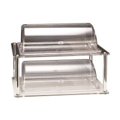 KOMPLE POLYCARBONAT KAPLI ROLL TOP KAPAKLI TEŞHİR STANDI 44*64*H49 CM