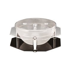POLYCARBONAT KASELİ KAPAKLI TEŞHİR STANDI 23 CM KASE