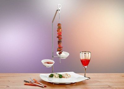 Şiş standı Lokma 21cm H:58,5cm (Şiş Dahildir)