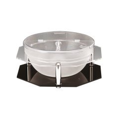 POLYCARBONAT KASELİ KAPAKLI TEŞHİR STANDI 29 CM KASE