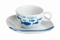 A+P DEEP BLUE  TABAKLI ÇAY FİNCANI