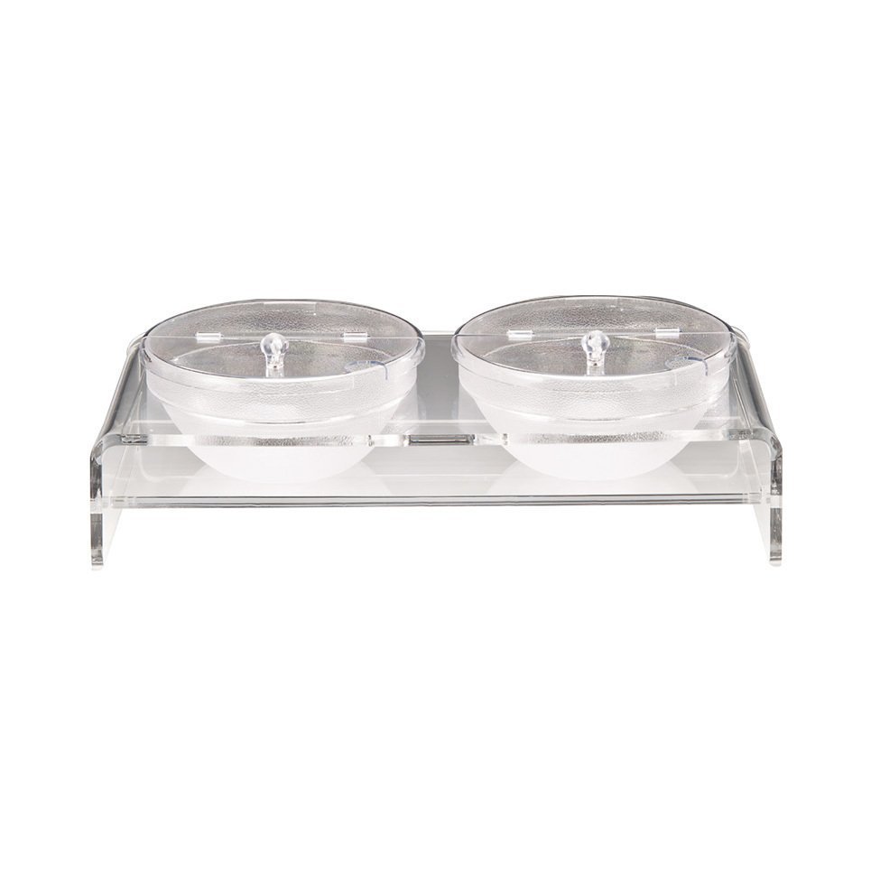 2'Lİ POLYCARBONAT KASELİ KALIN TEŞHİR STANDI 23*56*29 CM