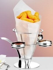 Konik 4 Yuvalı Sepet