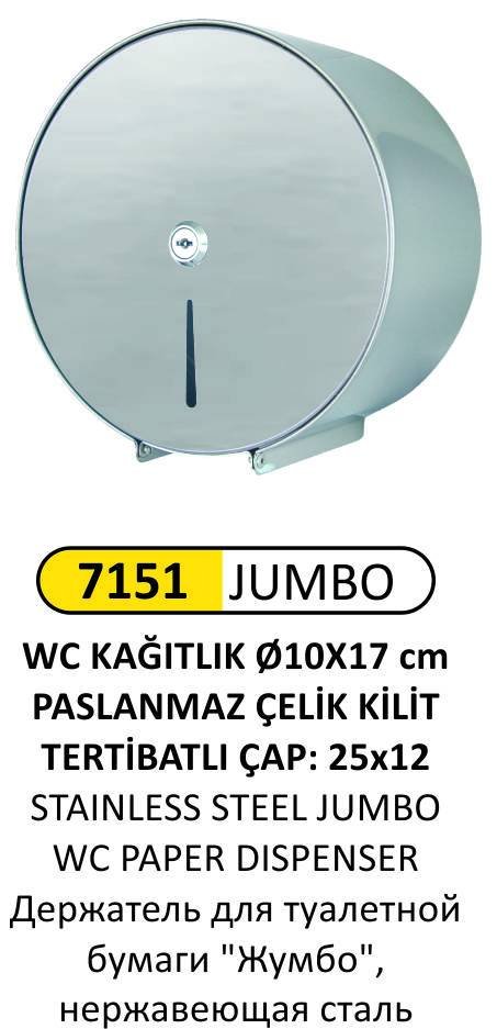 JUMBO WC KAĞITLIK PASLANMAZ ÇELİK