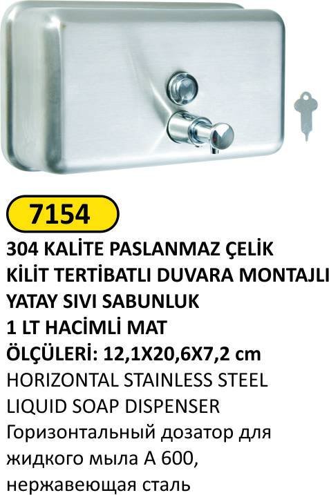 A 600 STELTEK SIVI SABUNLUK YATAY