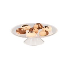 24 CM AYAKLI AKRİLİK PASTA STANDI ŞEFFAF 24 CM