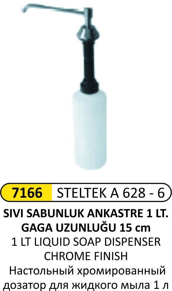 A 628-6 STELTEK ANKASTRE 1. LT SIVI SABUN KROM