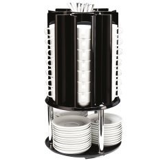 DÖNER FİNCAN TABAK KAŞIK STANDI 30*H 55 CM