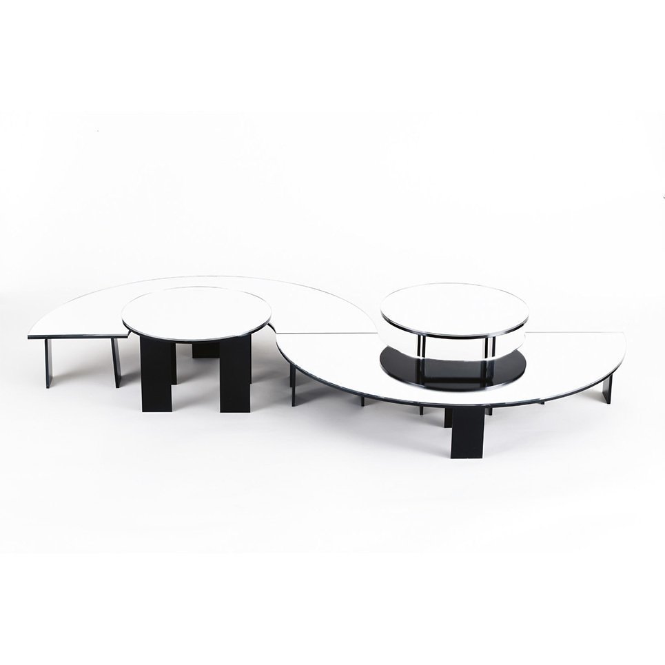 4 PARÇA S MODEL AYNALI TEŞHİR STANDI R-25 15,5 CM--60*30