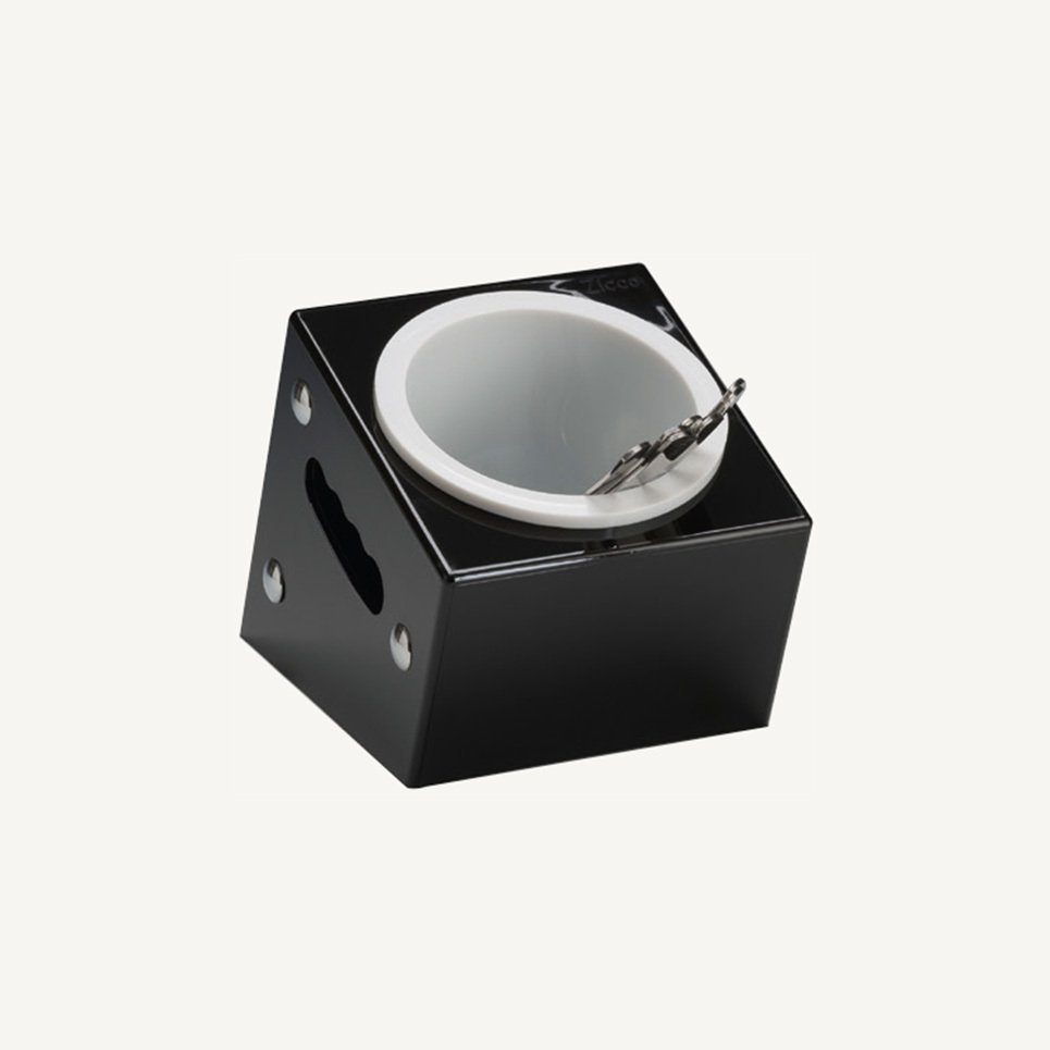 TEK GÖZLÜ POLYCARBONAT KAŞIK ÇATAL STANDI 16,5*18*H 15 CM