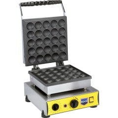 Tek Kapaklı Yuvarlak Bubble Waffle Makinası 25'li