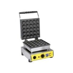 Tek Kapaklı Kalpli Bubble Waffle Makinası 25'li