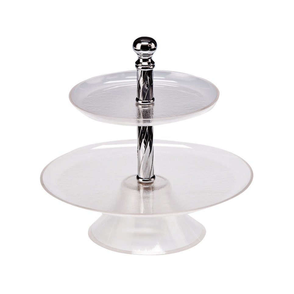 AKRİLİK TEŞHİR STANDI 2 KATLI 13*19* H 19 CM