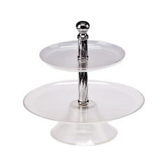 AKRİLİK TEŞHİR STANDI 2 KATLI 13*19* H 19 CM