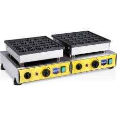 Çiftli Kalpli Bubble Waffle Makinası 50'li