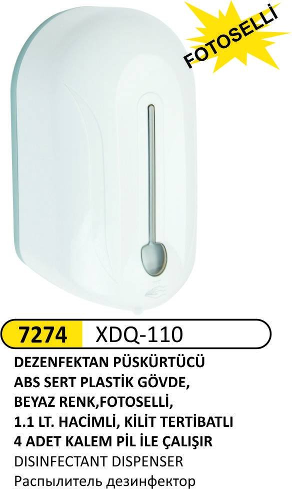 DEZENFEKTAN PÜSKÜRTÜCÜ XDQ-110