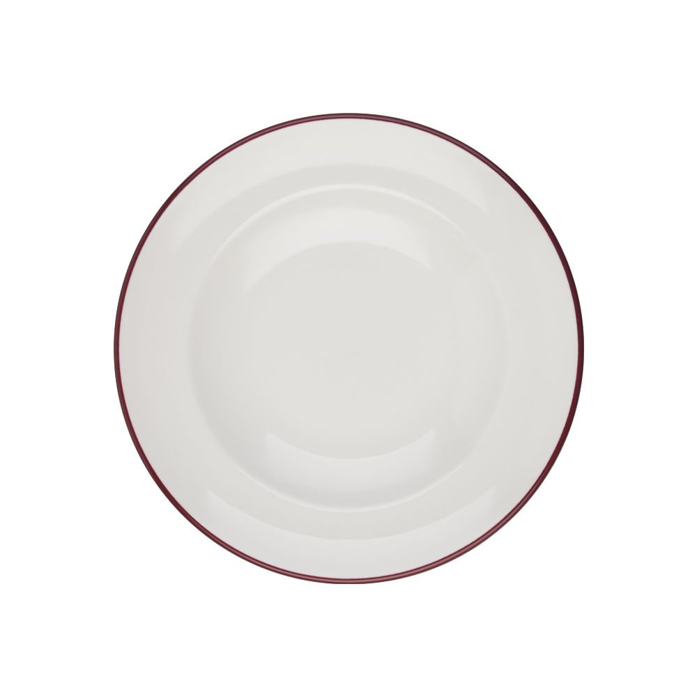 Modest Maroon Miro Çukur Tabak 25 cm 420 cc