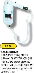 ETAP ASOS 1350W TRAŞ PİRİZLİ SAÇ KURUTMA