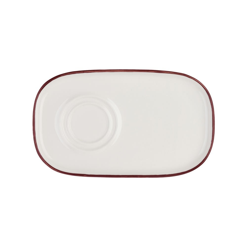 Modest Maroon Mesa Sunum Tabağı 22 cm