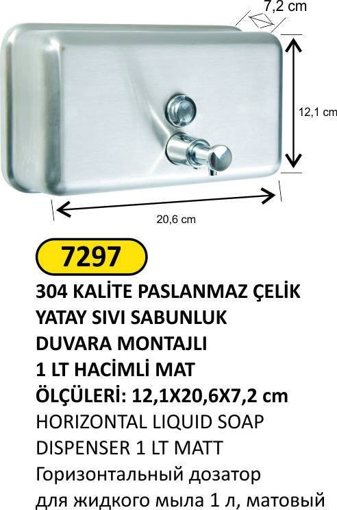 SIVI SABUNLUK 1 LT YATAY MAT
