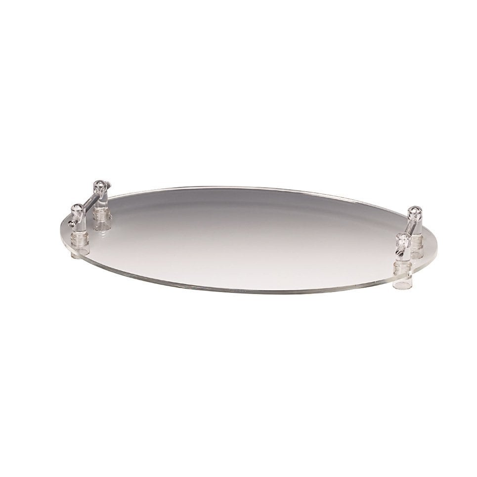 AKRİLİK KULPLU TEŞHİR STANDI OVAL 60x40 CM