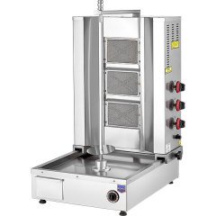 3 Radyanlı Döner Ocağı ALttan Motorlu Gazlı CE
