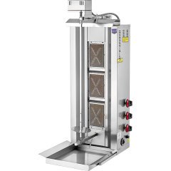 3 Radyanlı Döner Ocağı Üstten Motorlu Gazlı CE