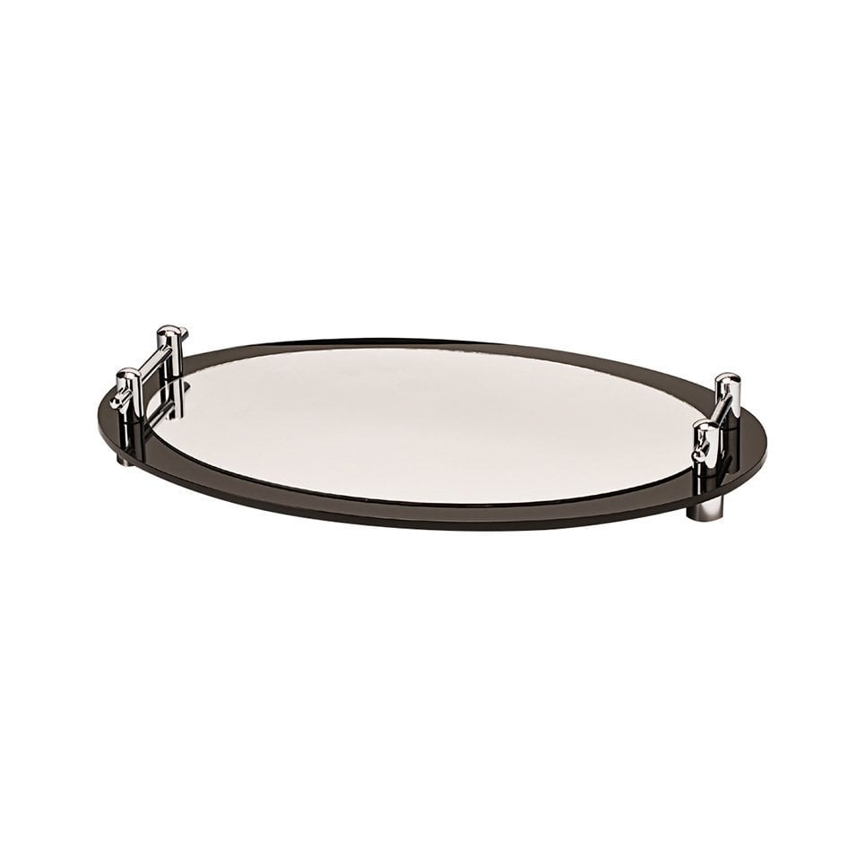 AYNALI KULPLU TEŞHİR STANDI OVAL 60x40 CM
